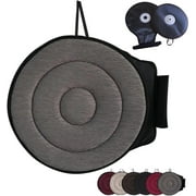 360 Rotating Car Seat Cushions, 360 Degrees Swivel Car Seat for Elderly Support, Seat Non Slip Cushion, 360 Rotating Seat Cushion, Gray